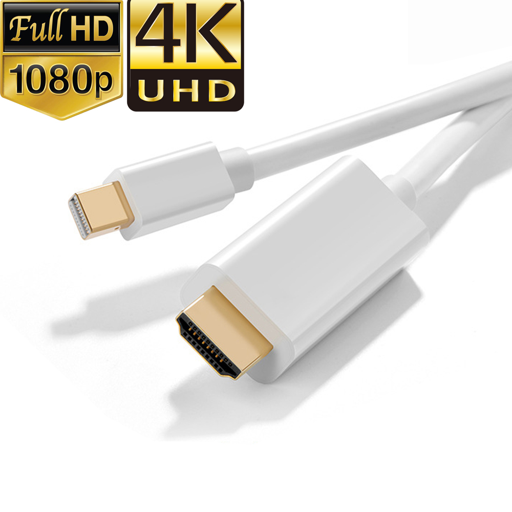 Home Cinema Projector 4K - Thunderbolt Mini DP to HDMI ケーブル