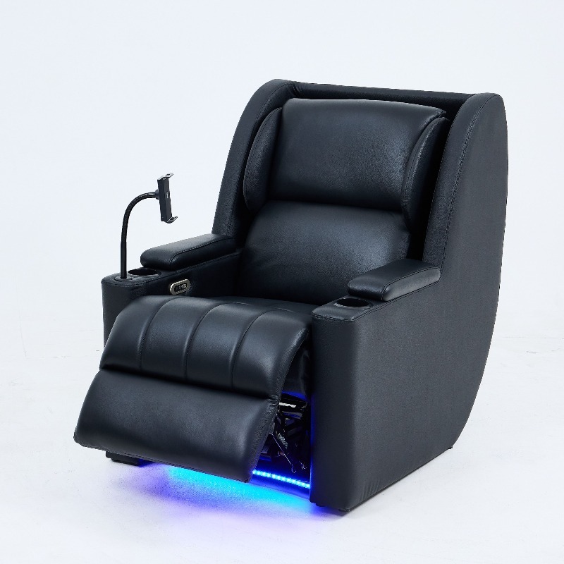 Home Cinema High End - ホームシアター専用ファーストクラスレザーソファシネマリビングルーム電動多機能シートイタリア製高級牛革