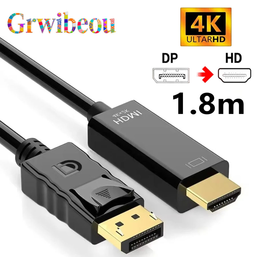 Home Cinema Projector 4K - 4K*2K DisplayPort - HDMI 互換アダプター DP