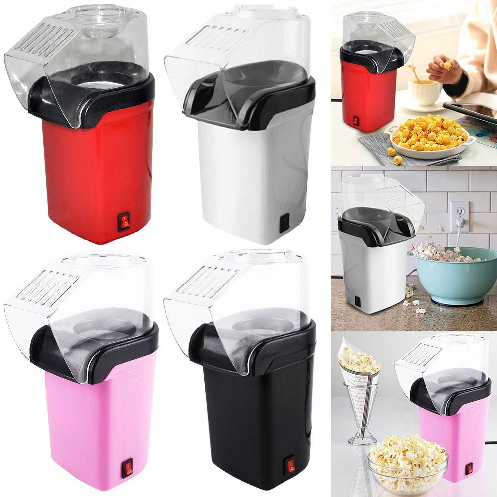 Popcorn Machine Home - 1200W ポップコーンマシン 高爆裂率 熱風式ポップコーンメーカー 家庭用高速電気熱風式ポップコーンメーカー