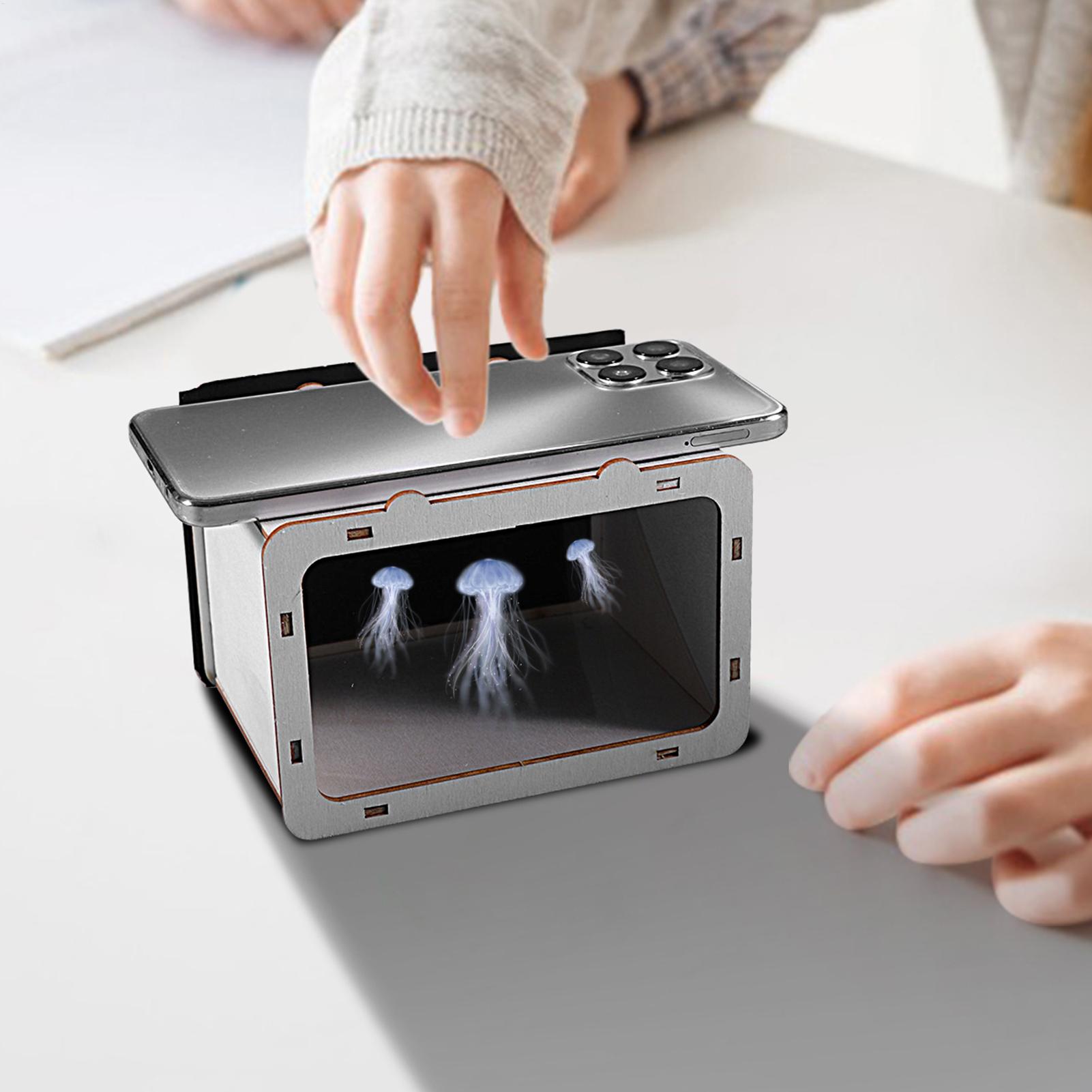 Home Cinema Experience - 3DホログラフィックTVシネマプロジェクター スマートフォンホログラムプロジェクター 学生科学実験 DIYホームシネマシアター