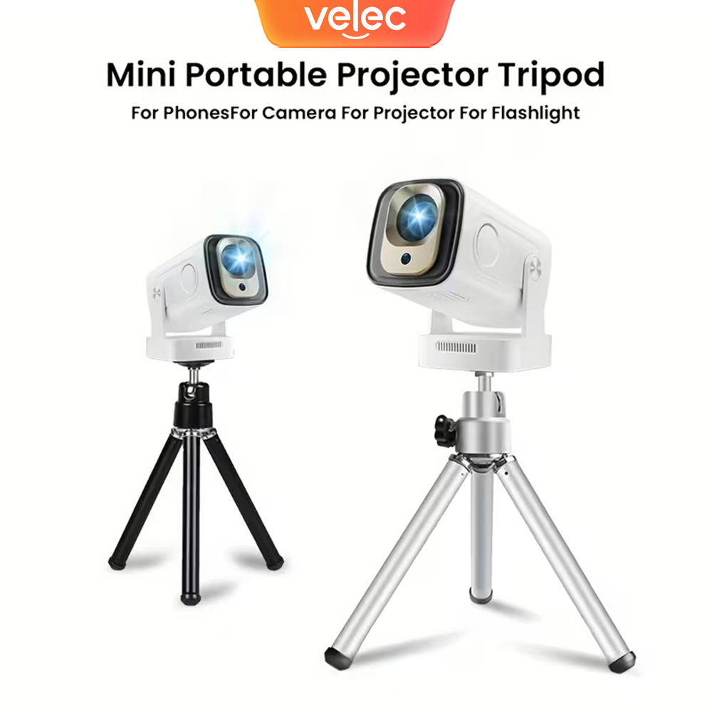 Projector Tripod Stand - ミニプロジェクター三脚スタンド360 ° 回転可能で高さ調節可能なHY300 PRO+ HY310 HY320