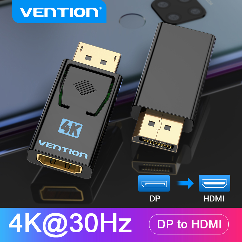 Home Cinema Projector 4K - HDMIアダプターへのプレイポート,4k,オスdpからhdmi,ラップトップ用のオーディオコンバーター,ポータブルプロジェクター用