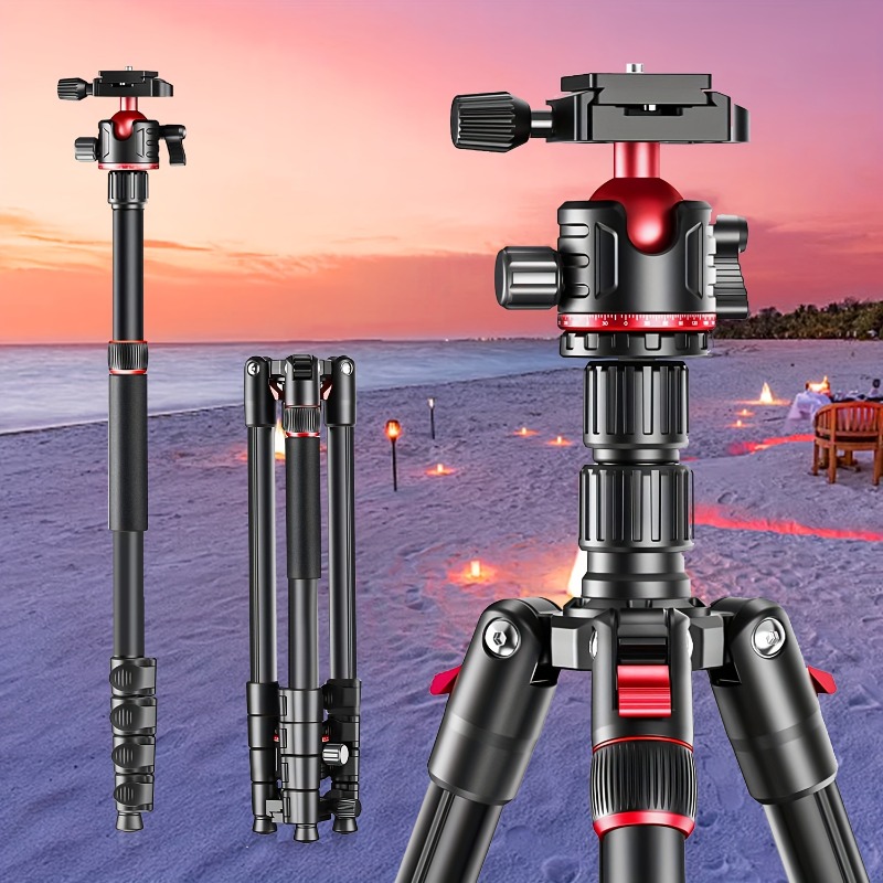 Projector Tripod Stand - ZOMEI 78.7 インチ/200cm 高耐久アルミニウムカメラ三脚 キャリングバッグ付き -