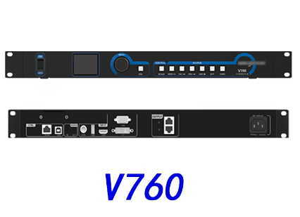 Home Cinema Video Processor - Novastar-LEDディスプレイ画面コントローラー,ビデオプロセッサコントローラー,強力なディスプレイ制御技術,v760