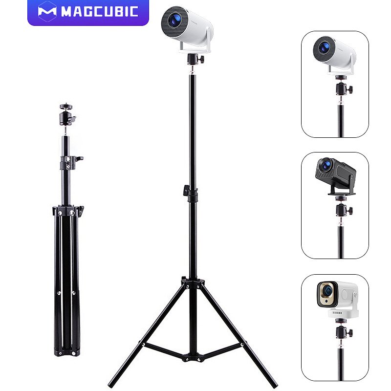 Projector Tripod Stand - Magcubic 拡張可能なユニバーサルポータブルブラケット HY300 Pro + HY320