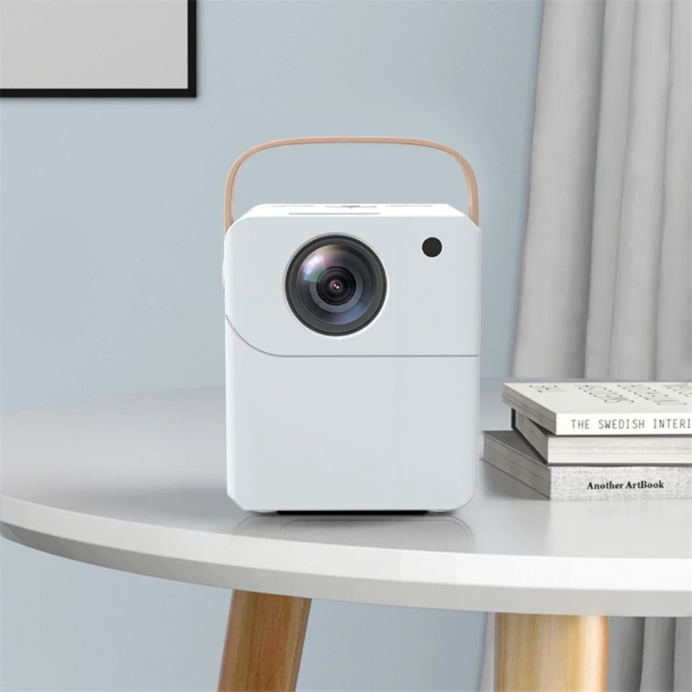 Home Cinema Projector 4K - ポータブルスマート 4K プロジェクターミニホームシアター Android 屋外 Wifi