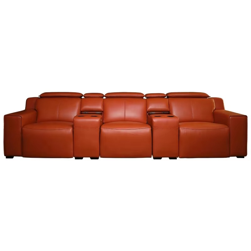 最新の高級映画館ソファ電動リクライニングカウチスマートコンソ - Home Cinema High End のレビューと価格