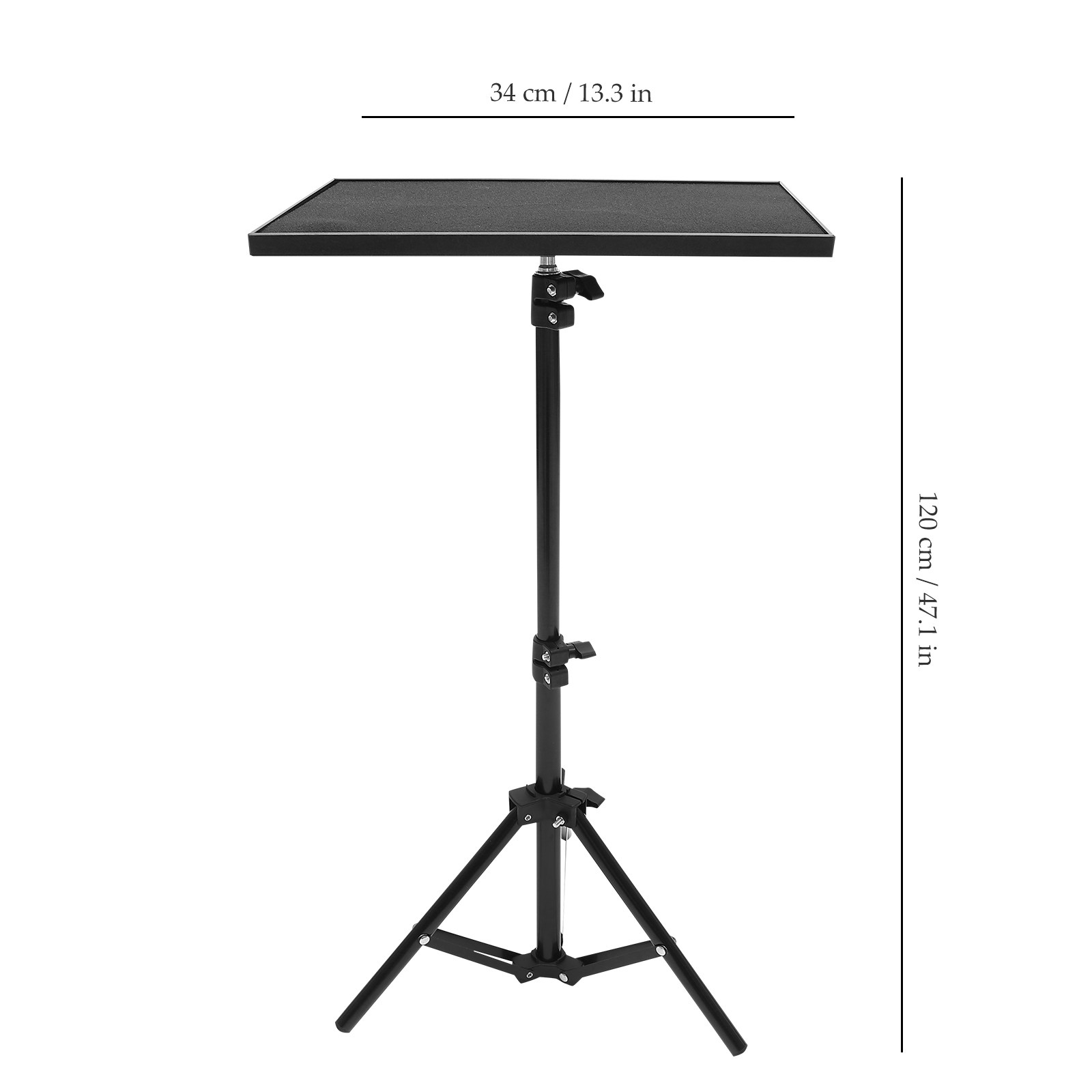 頑丈な折りたたみ式プロジェクタースタンド高さ調節可能ラップト - Projector Tripod Stand のレビューと価格