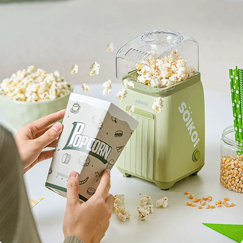 ミニポップコーンメーカーマシン 子供用 家庭用 自動 簡単清 - Popcorn Machine Home のレビューと価格