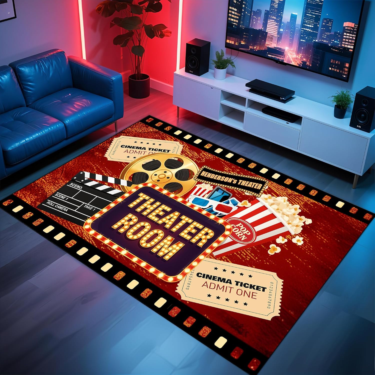 彫刻名入りシネマカーペット、ホームシアターメディアルーム用ソ - Home Cinema Experience のレビューと価格