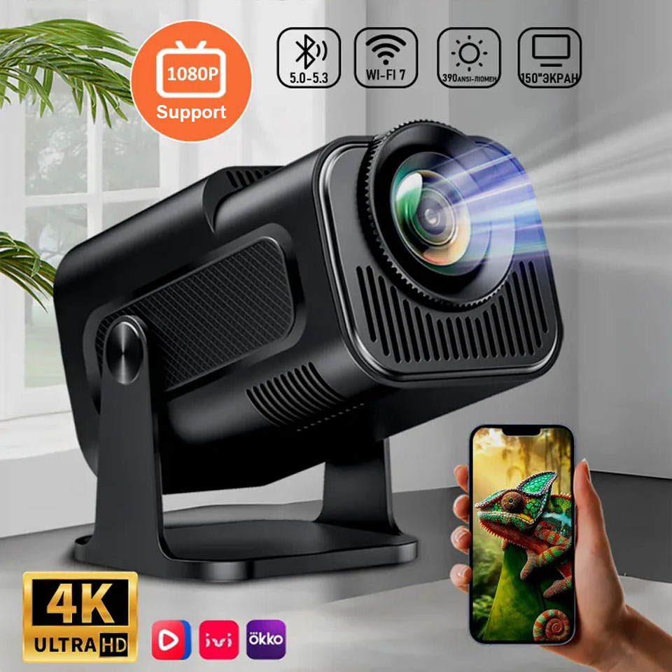 ポータブルプロジェクター、4K対応、WiFi 6 Bluet - Home Cinema Setup のレビューと価格
