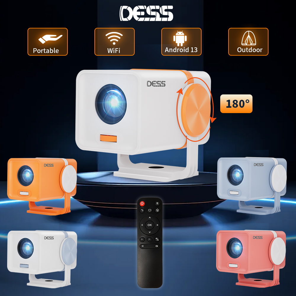 DESSプロジェクター Android 13 デュアルバンド - Home Cinema Setup のレビューと価格
