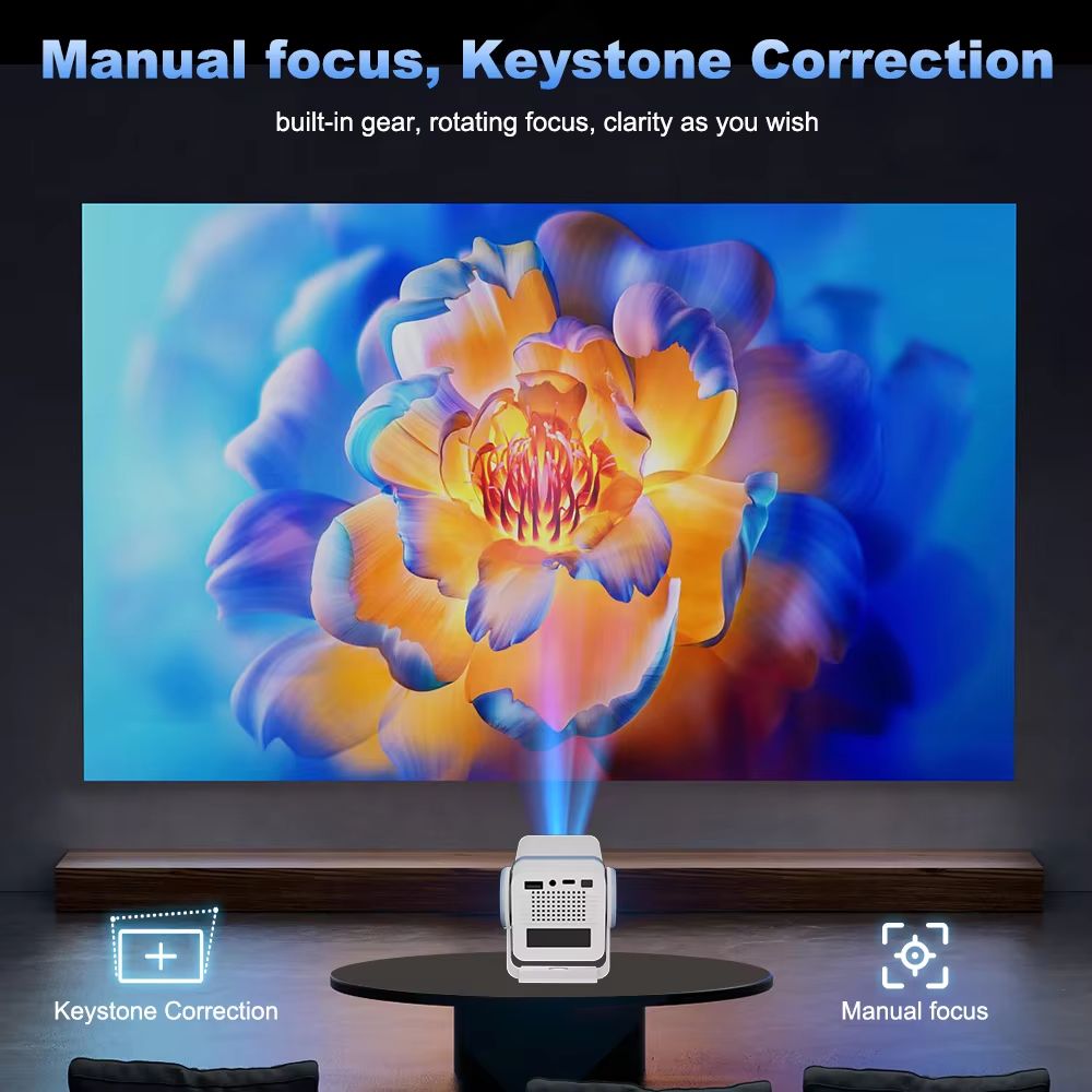 DESSプロジェクター Android 13 デュアルバンド - Home Cinema Setup のレビューと価格