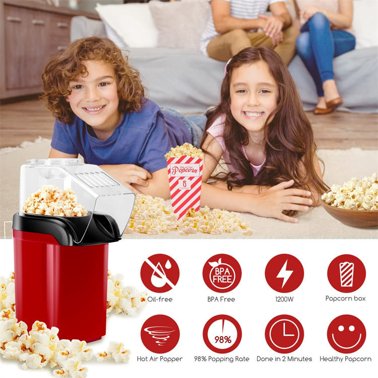 全自動ミニポップコーンマシン、家庭用キッチン家電、完璧なキッ - Popcorn Machine Home のレビューと価格