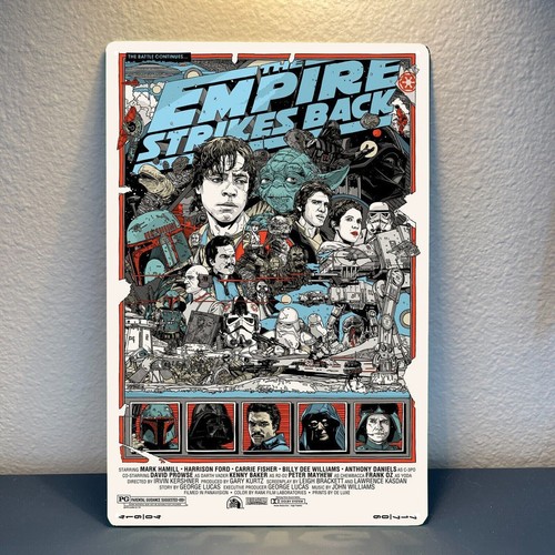 帝国の逆襲映画メタルポスターブリキ看板 - サイズ: 20x - Home Cinema Decor のレビューと価格