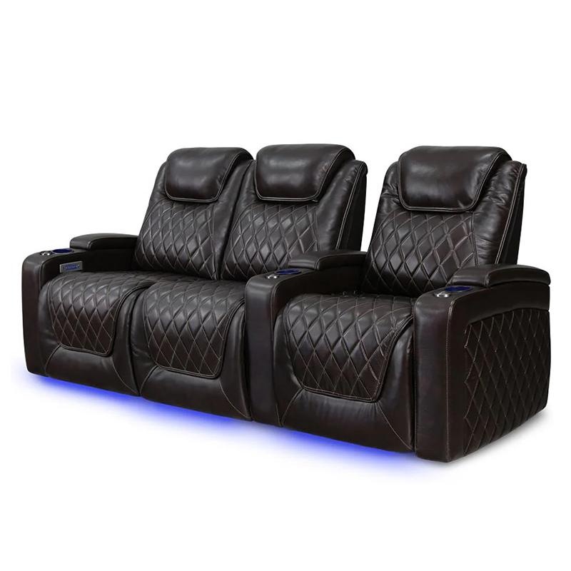 高級電動レザーソファ プライベートホームシアター ヴィラ シ - Home Cinema High End のレビューと価格