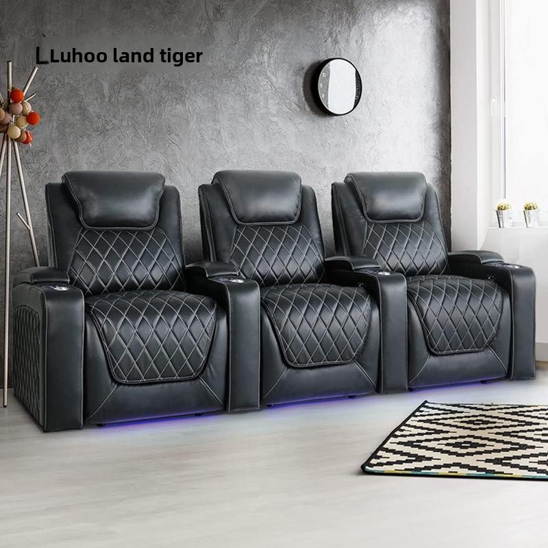 高級電動レザーソファ プライベートホームシアター ヴィラ シ - Home Cinema High End のレビューと価格