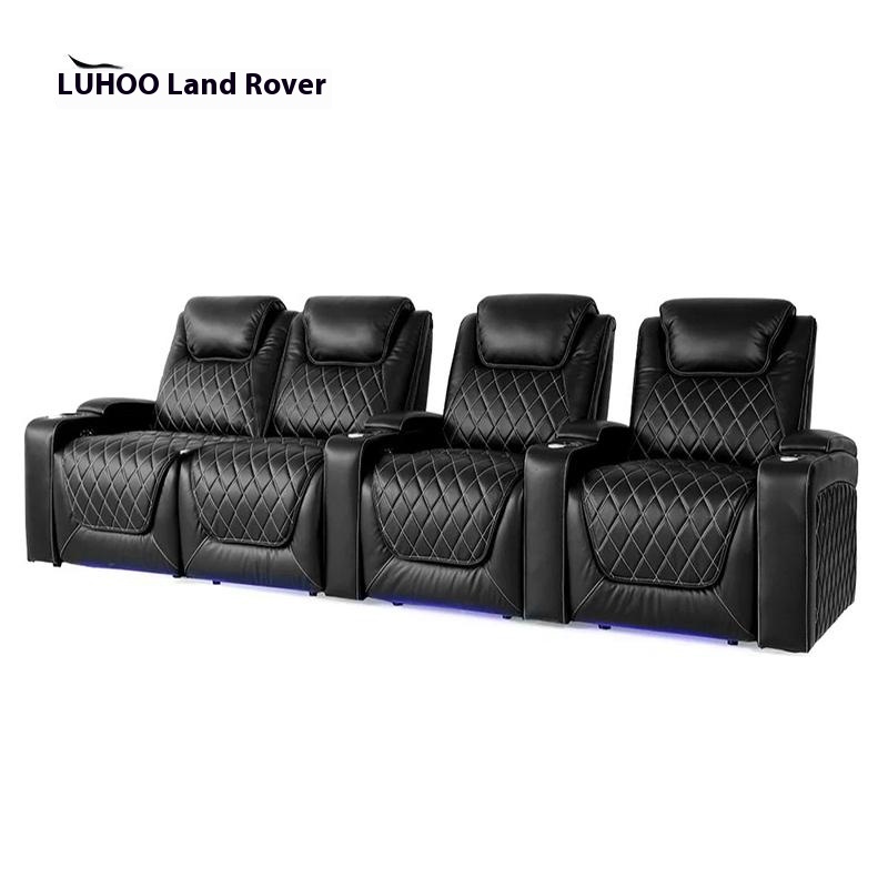 高級電動レザーソファ プライベートホームシアター ヴィラ シ - Home Cinema High End のレビューと価格
