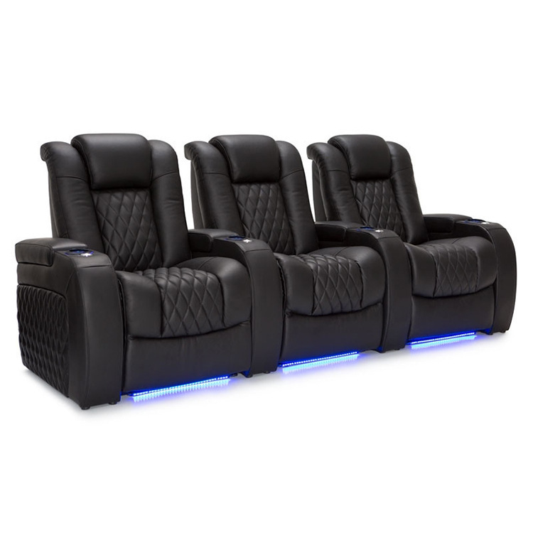 高級スマートVIPホームシアターリクライニングソファ 本革電 - Home Cinema High End のレビューと価格