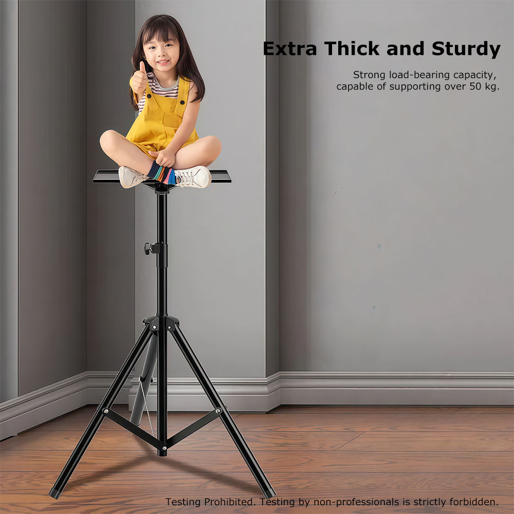 新しいTouyinger折りたたみ式三脚、トレイ付きプロジェ - Projector Tripod Stand のレビューと価格