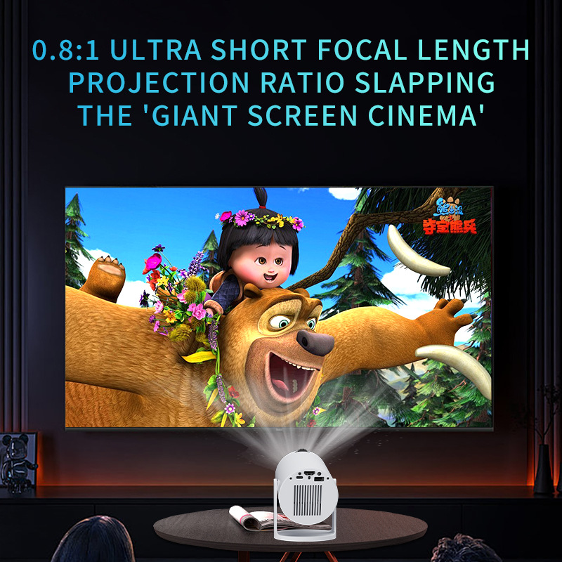 スマート超短焦点プロジェクター、4K対応Androidデバイ - Home Cinema Experience のレビューと価格