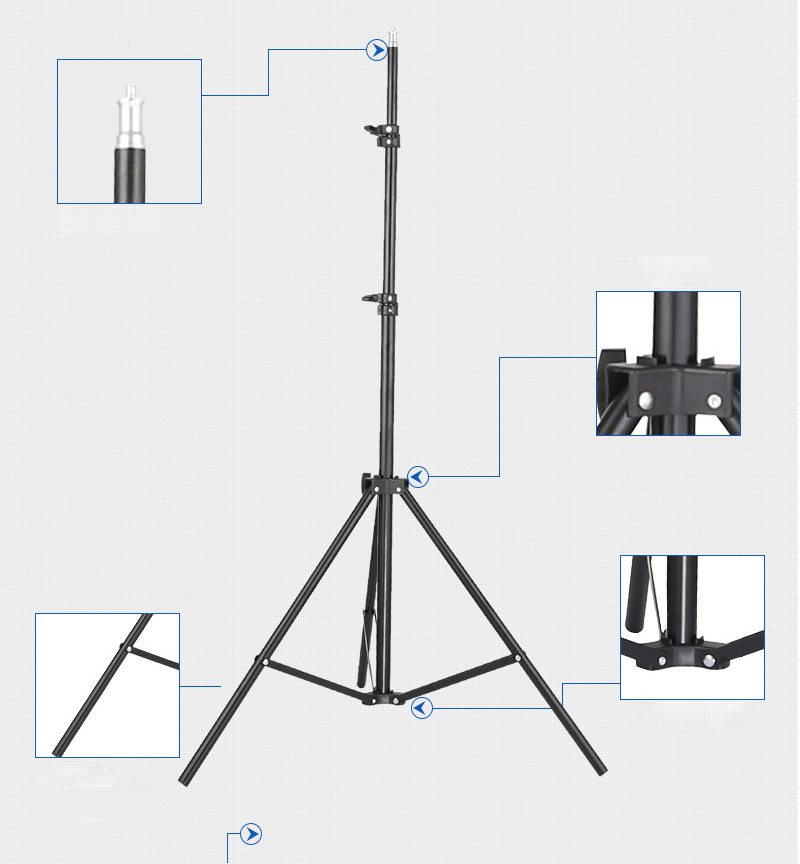 プロジェクターブラケットトラベル三脚 1/4 ネジ写真照明ス - Projector Tripod Stand のレビューと価格