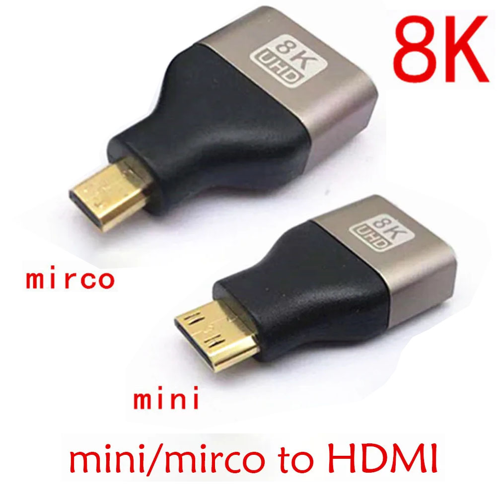 HDMIアダプター ミニマイクロ-HDMI 8K 60Hz  - Home Cinema Projector 4K のレビューと価格