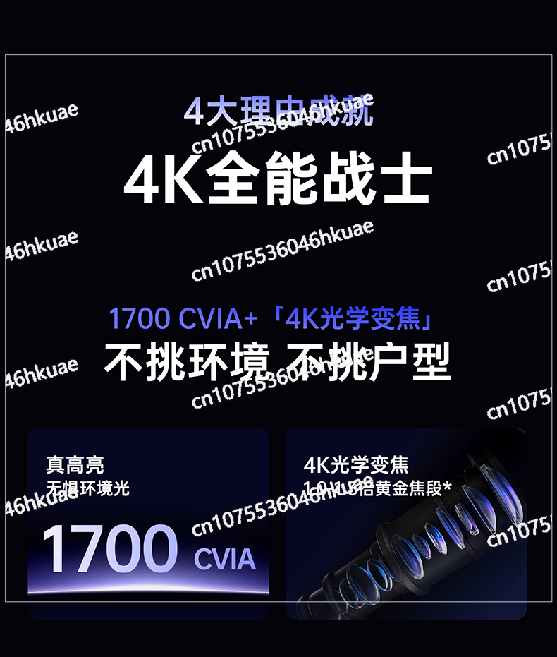 4KウルトラHDホームプロジェクター 国際版 N3 光学ズー - Home Cinema Experience のレビューと価格