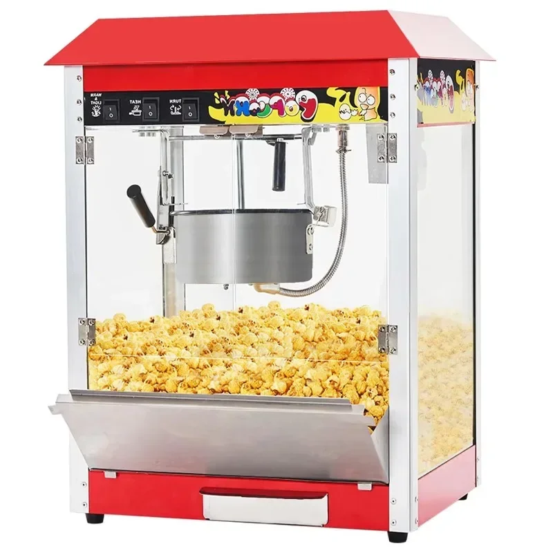 ステンレス製モバイル1400ワットポップコーンマシン 電動ポ - Popcorn Machine Home のレビューと価格