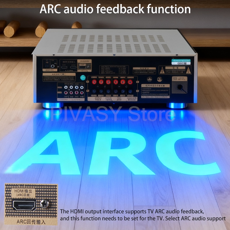 1200 ワットアンプ Bluetooth アンプ SNR8 - Home Cinema Onkyo 5.1 のレビューと価格