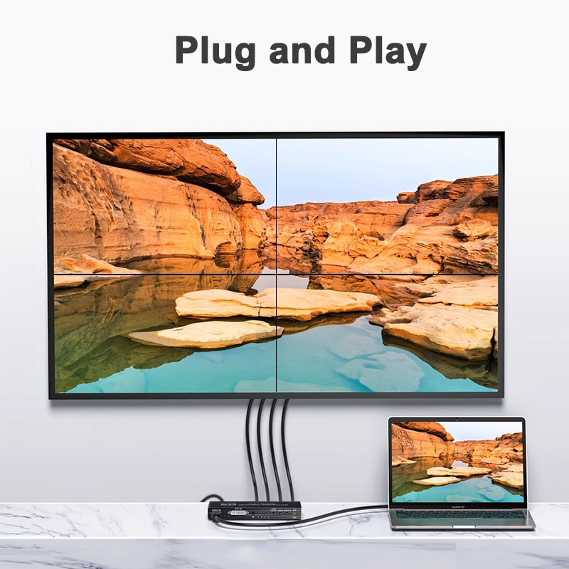 4K HDMIビデオウォールコントローラー 3x3 2x3  - Home Cinema Video Processor のレビューと価格