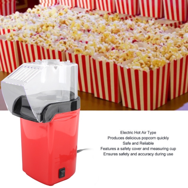 1200W電気熱風ポップコーンメーカー、オイルフリー、高速ポ - Popcorn Machine Home のレビューと価格